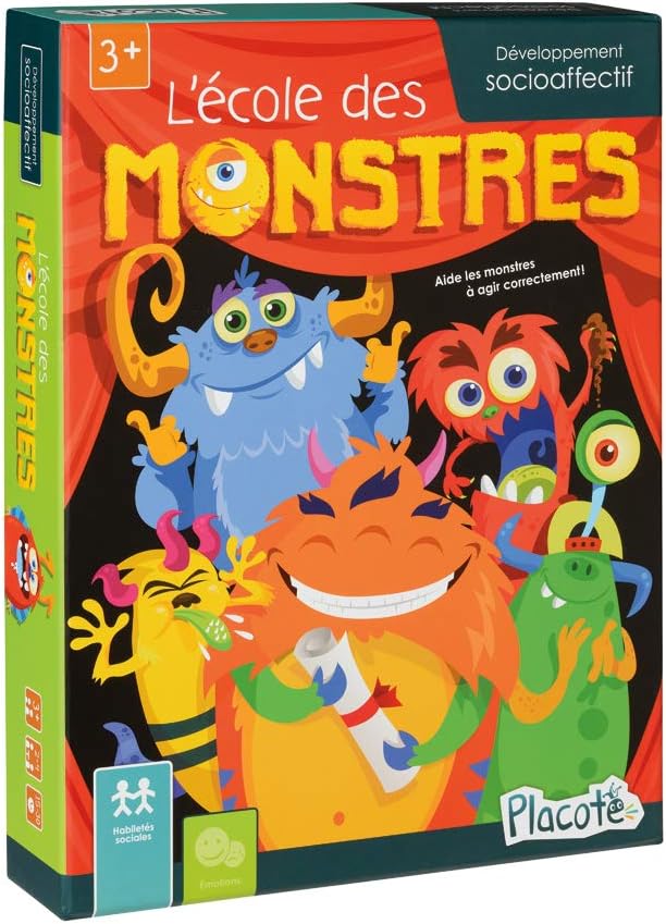 Placote L Ecole Des Monstres Jeu Educatif 3 A 6 Ans Pla21 Amazon Fr Jeux Et Jouets