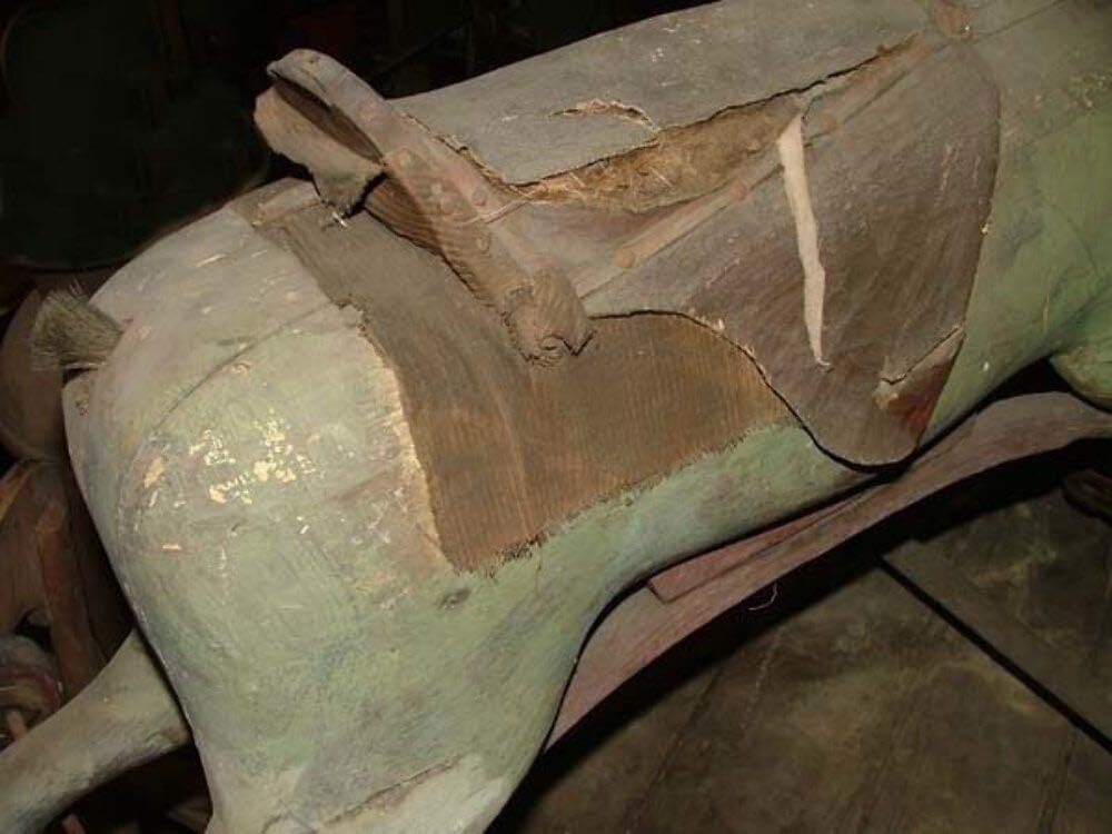 primitive rocking horse