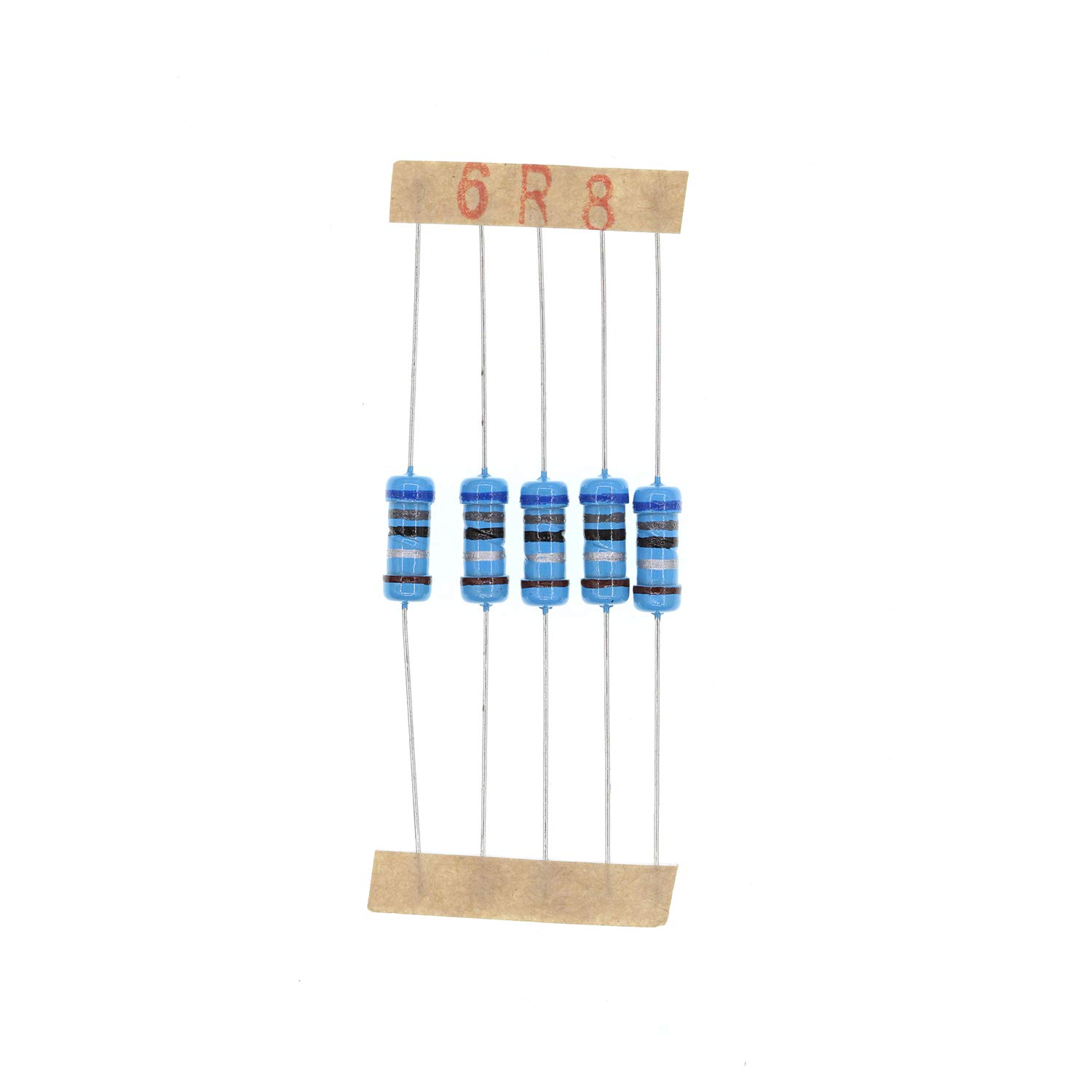 HUABAN 100PCS 1 Watts 1W 6R8 6.8 Ohm 1% Metal Film Resistor