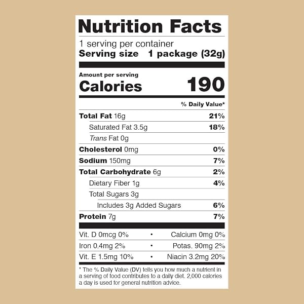 SKIPPY NATURAL CREAMY PEANUT BUTTER SPREAD INDIVIDUAL SQUEEZE PACKS, 1.15 OUNCE (8 POUCHES)