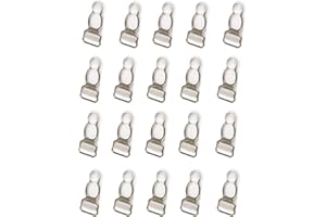 LJJCSFF 20PCS Metal Garter Clips Replacement Garter Grips Garter Belt Hooks Corset Suspender Clips Lingerie Garter Belt Stock