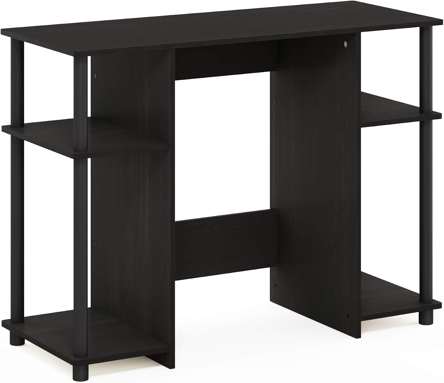Furinno JAYA Compact Computer Desk, Writing Desk, Study Desk, Espresso, 97.5 (W) x 72.4 (H) x 39.6 (D) cm