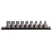 GripEdge |9-PC RPT 3/8" Drive Low Profile Metric Hex Dual Action Driver Set| Includes sizes - 6mm, 7mm, 8mm, 9mm, 10mm, 11mm, 12mm, 13mm &amp; 14mm | Includes Premium Aluminium Rail |