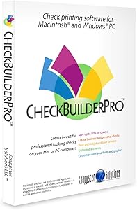 CheckBuilderPro3 - Windows & Mac Check Printing Software