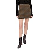 Theory Women's Plaid Mini Skirt