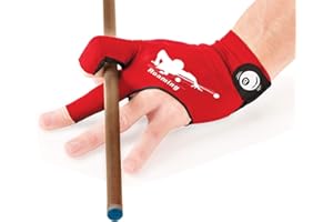 Roaming Billiard Shooters Carom Pool Snooker Cue Sport Glove Fits on Left or Right Hand for Men Women
