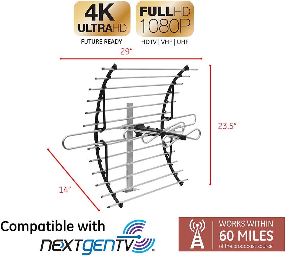 15 Best GE TV Antenna Reviews - Worldwide famous indoor/outdoor/attic mount antennas