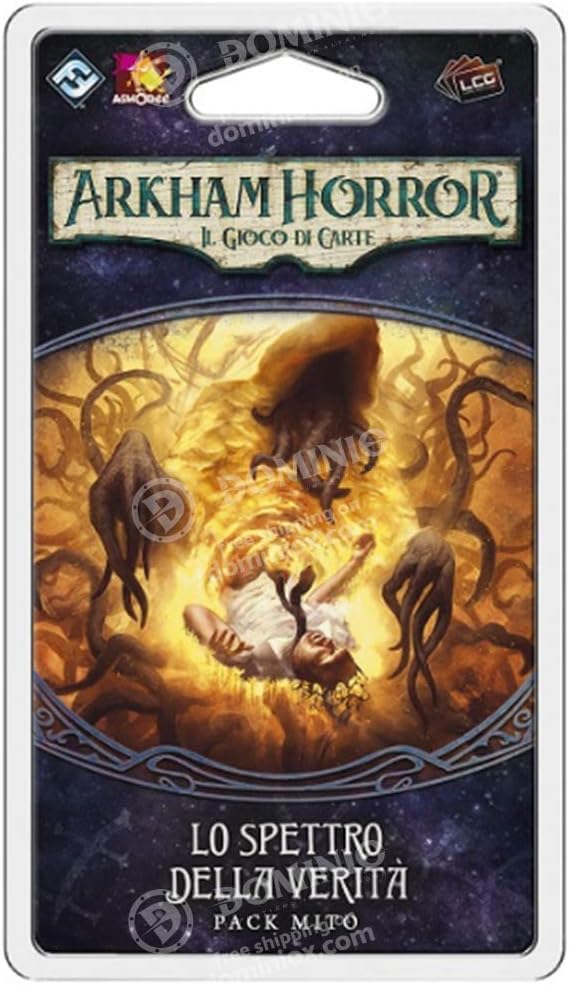 Asmodee - Arkham Horror The Card Game: The Spectre of Truth - Card Game Expansion, Italian Edition, Multi-coloured