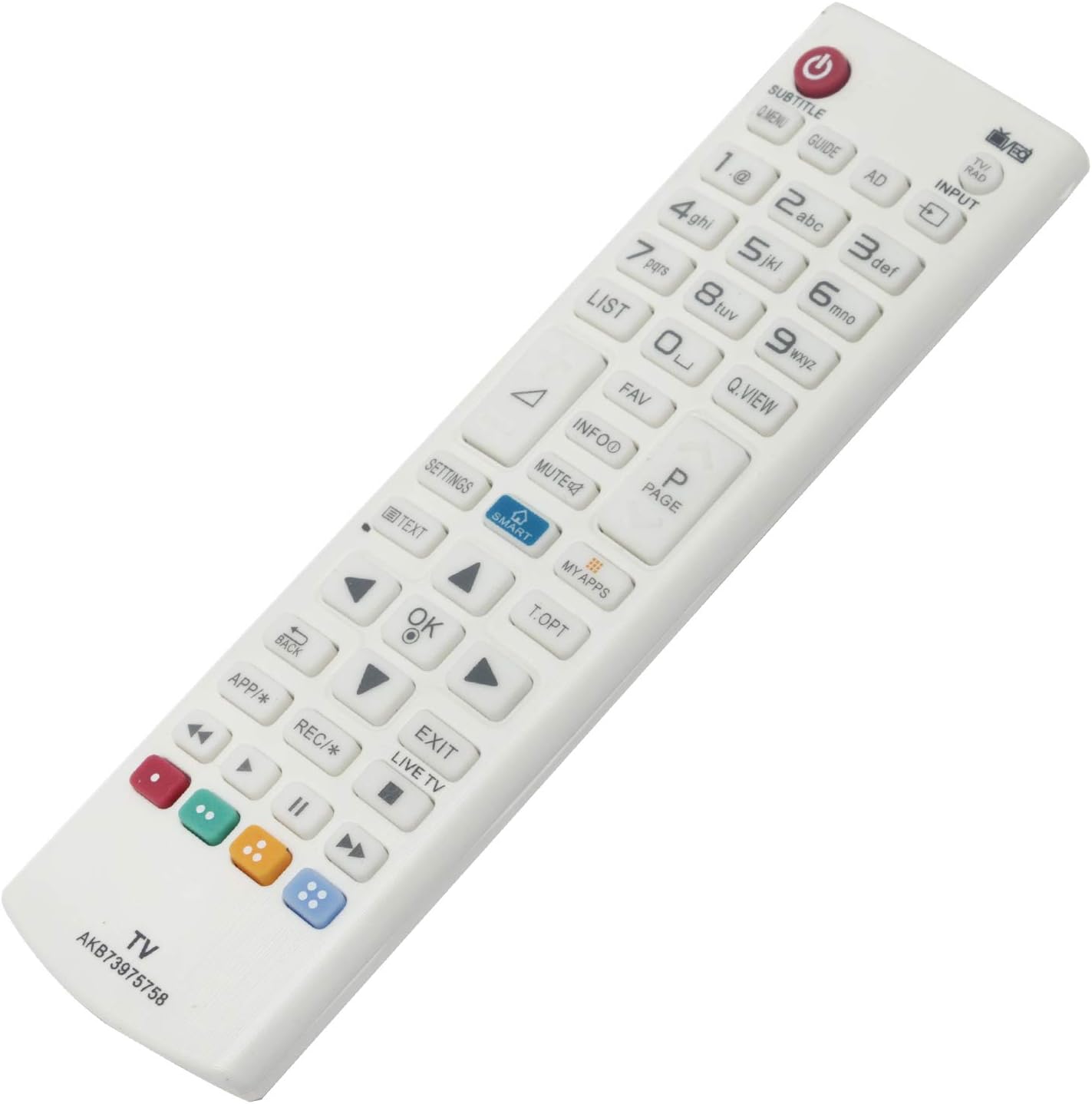 ALLIMITY AKB73975758 Remote Control Replace for LG LED LCD 3D Smart TV 28LB490B 28LB490U 32LB582U 32LB582V 32LF5800 32LF580V 40UB800V 42LB580V 42LB5820 42LB582V 47LB5820 47LB582V 50LB582V - Image 5