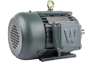 WorldWide Electric Corporation Worldwide Electric T-Frame Motor PEWWE2-18-145T, GP, TEFC, Rigid, 3 PH, 145T, 208-230/460V, 3.3 FLA