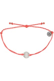 Pura Vida Originals Bubblegum Anklet Plated Charm Adjustable