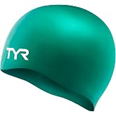 TYR Silicone Swim Cap for Men and Women &ndash; Wrinkle-Free, Durable &amp; Tear Resistant, Low Drag Training &amp; Competition Cap