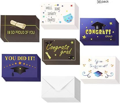 Konsait Pop Up Biglietti Di Auguri Laurea Con Busta 36pack Cartoncini Augurali Comunione Bigliettino Di Congratulazioni Vuoto All Interno Laurea Festa Regalo Inviti Lettera 4x6 Pollici Amazon It Giochi E Giocattoli