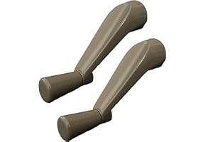 COMYZNOAH Pack of 2.Window Crank Handle Replacement,(Stone Color) Fit to [3/8 Inch Spindles]. Spline Socket Crank Handle, Smooth 360-Degree Operation.Casement,Compatible Andersen Material: Zinc Alloy