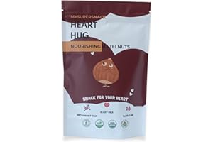 Organic Raw Hazelnuts – Unsalted & Unroasted (Whole), Vegan & Gluten-Free, Vacuum-Sealed • Resealable Pouch, 7 oz (200 g) – M