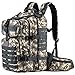 SHARKMOUTH Military Tactical Backpack 3 Day Assault Pack MOLLE Bag Rucksack Survival Outdoor Daypack for Camping Hiking Hunting Climbing Travel Trekking 33L, Green