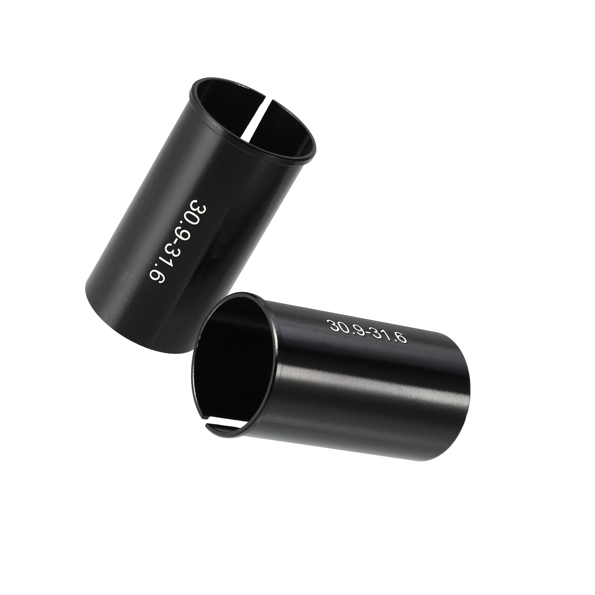 VekAuto 2 Pcs 30.9mm to 31.6mm Bike Seat Post Tube Adapter Reducing Sleeve Auto Accessories