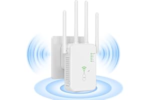 GOWJAW ULTRAXTEND WiFi Extender 2024, Ultraxtend WiFi Booster Dual Band 2.4G and 5G,1200Mbps Wall-Through Strong WiFi Booster, with Ethernet Port & AP Mode