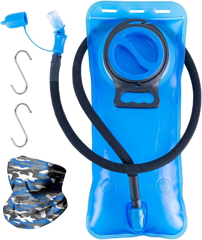 Hydration Bladder 2 Liter Water Reservoir Bladder, 2L Leak Proof Hydration Pack Bladder Replacement for Backpack, Water Storage Bladder Bag with Insulated Sleeve, for Hiking Camping Running Cycling : Sports & Outdoors