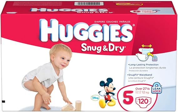 huggies snug n dry size 5
