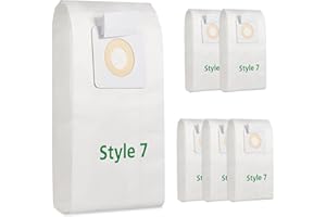 YULEAN 6 Pack Style 7 Vacuum Bags Compatible with Bissell Upright Vacuums: PowerForce 1739 3522 3525 71Y7, PowerGlide 3545, Plus 3350 3550 3553, Lift-Off 3554, Powertrak 6592 Series Vacuum, Part#32120