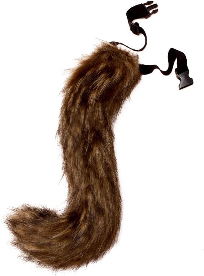 SWIDUUK50cm Halloween Cosplay Furry, Flexible, Cute, Adjustable Durable Faux Fur Fox/Wolf/Dog Tail Ornament