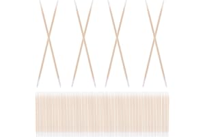Zerodeko 1200pcs Cotton Swabs for Nails Pointed Tips Absorbent Cleaning Swabs for Manicure and Precision Task