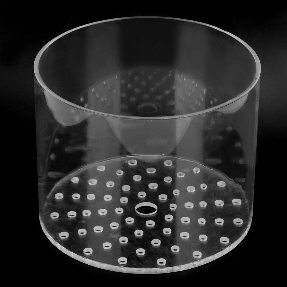 Coral Feeding Breeding Cover Acrylic Transparent Aquarium Fish Tank Coral Feeder Cover Anti-Feeding Shrimp (100mm)