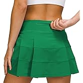 MCEDAR Athletic Tennis Golf Skorts Skirts for Women with Pocket Workout Running Sports Pleated Skirts Casual