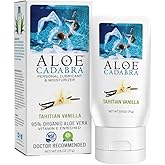 Aloe Cadabra Flavored Personal Lubricant and Vaginal Moisturizer, Organic Edible Aloe Lube for Men, Women and Couples, Non-St