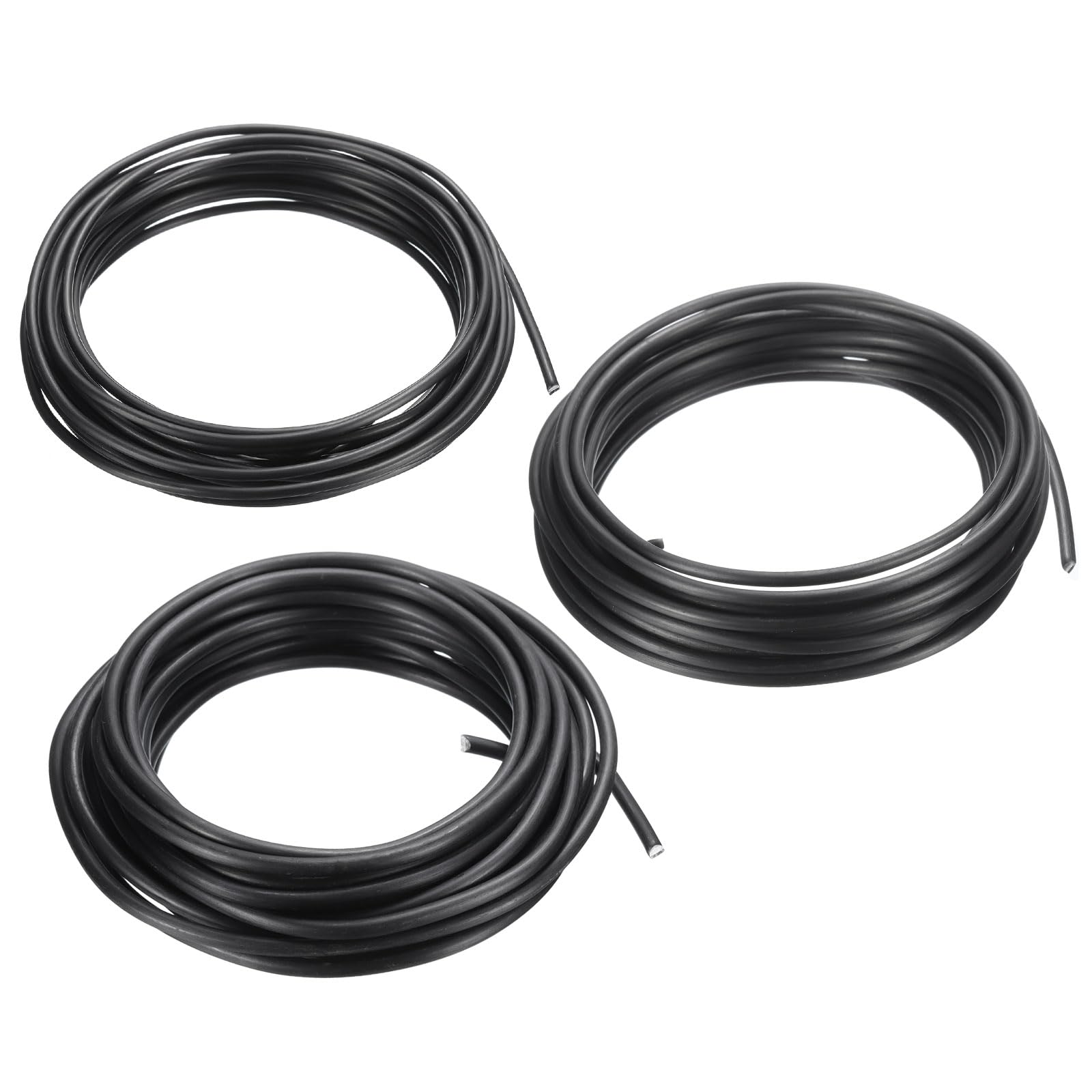 PATIKIL Aluminium Bonsai Training Wire, 2.5/3/4mm, Black, 16.4 Feet Total, 3 Rolls