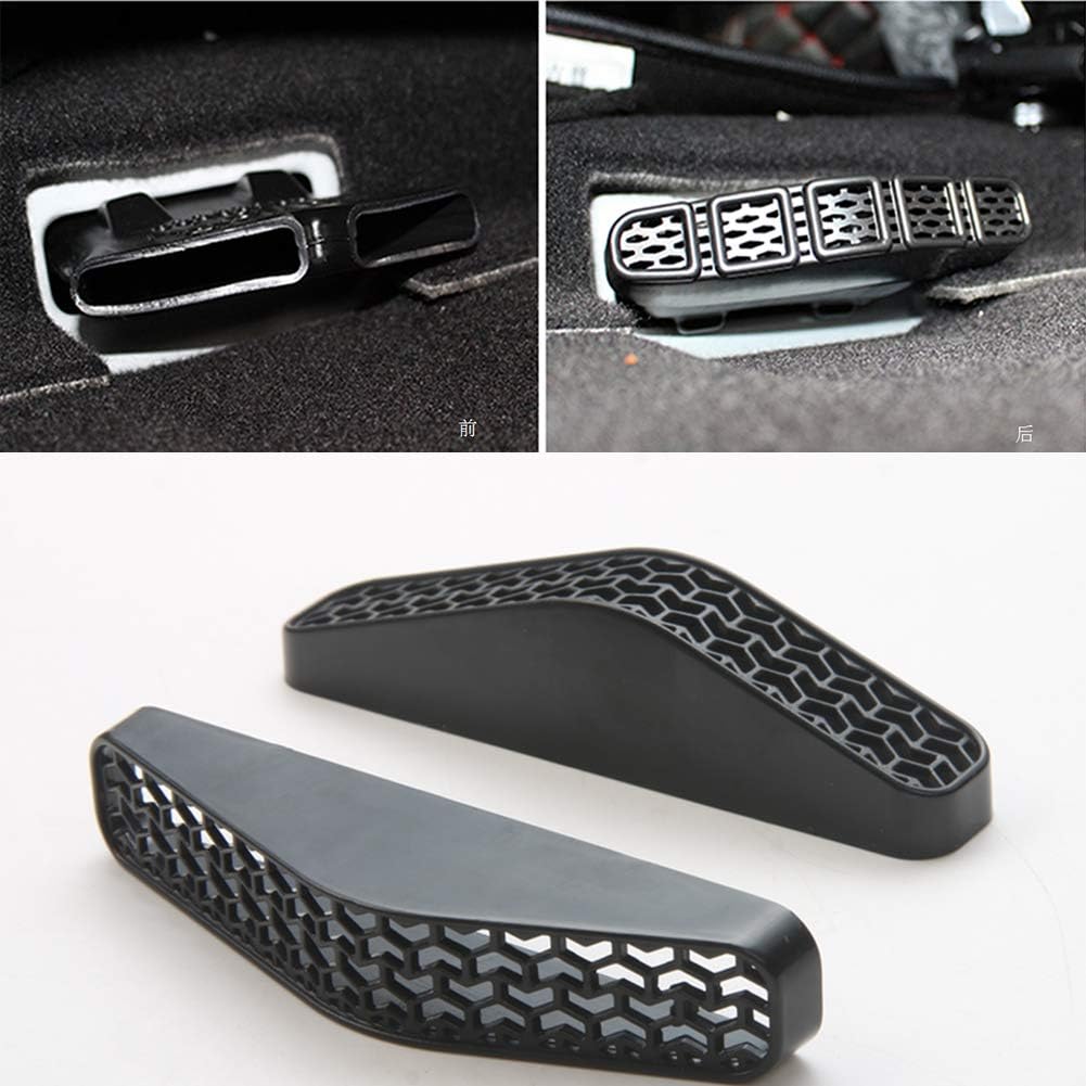 HGCAR ABS Air Conditioning Vent Protection Cover Under Seat for Jeep Compass 2017