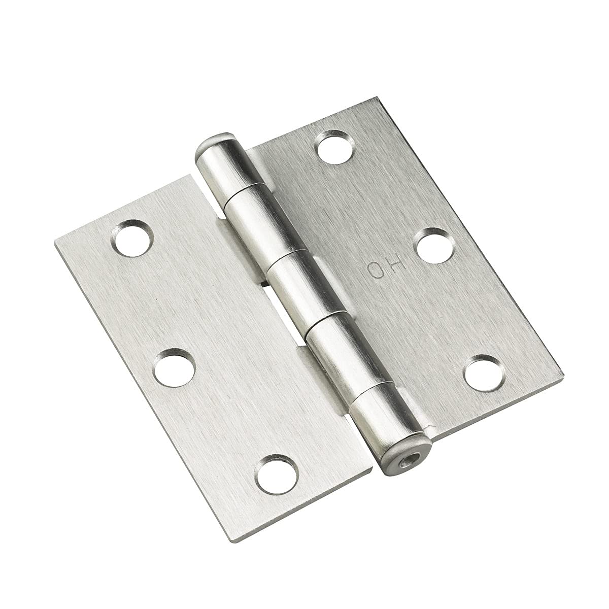 Photo 1 of Richelieu 820NBB Onward (2-Pack) 3-inch (76 mm) Full Mortise Butt Hinge for Interior Door, Square Corner, Brushed Nickel Finish