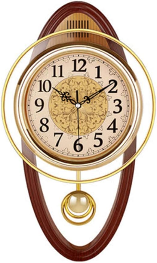 Vintage Reloj De Pendulo En Casa Pared Decoracion Silencio Mejor