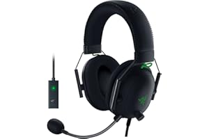 Razer BlackShark V2 Gaming Headset: THX 7.1 Spatial Surround Sound - 50mm Drivers - Detachable Mic - PC, PS4, PS5, Switch, Xb