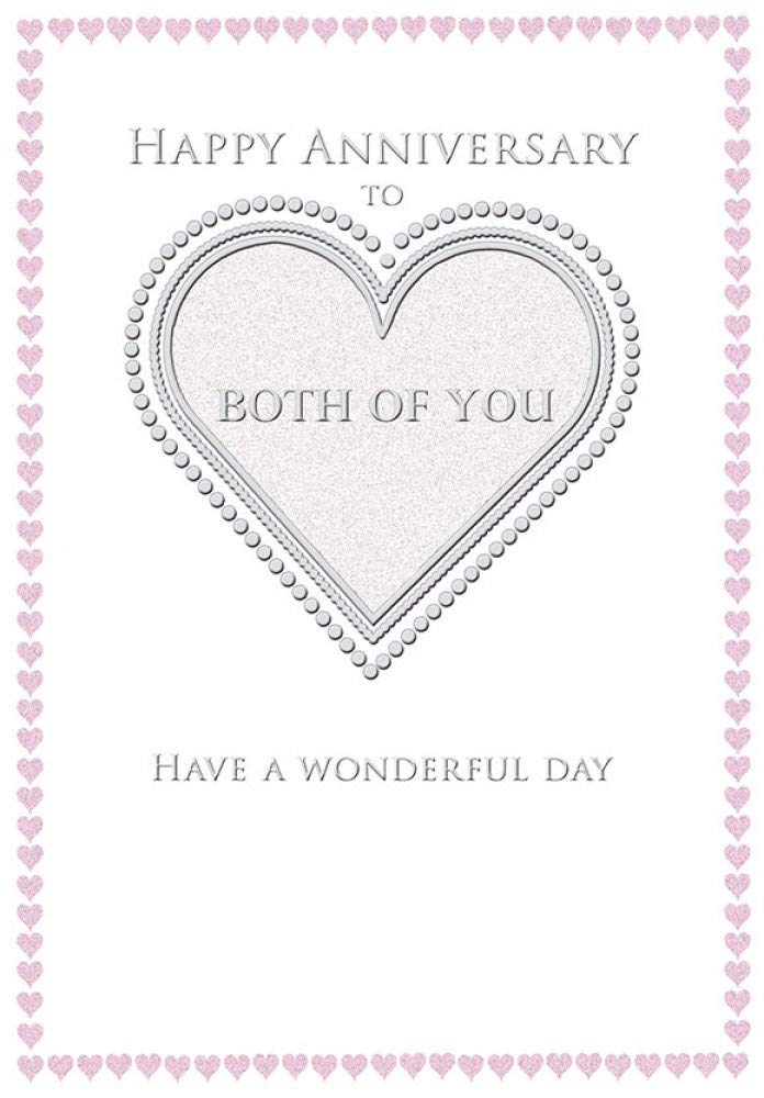 Piccadilly Greetings Modern Annivesary Card Your Annivesary - 9 x 6 inches