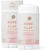 Honestly pHresh Prebiotic Natural Deodorant for Women – Aluminum & Baking Soda Free with 24 Hour Odor Protection. Clean Vegan Deodorant for Sensitive Skin. Made In USA – Rose Clay Scent, 2.5 oz