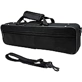 Summina Flute Case for 16-Hole C Flute, Water-Resistant Carry Bag | Protect and carry your 16-hole C flute with a padded water-resistant case for lessons, practice, travel and performances.