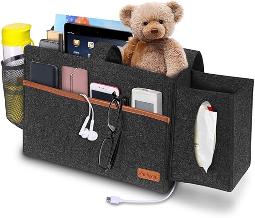 Betoores Bett Organizer Tasche - Filz Aufbewahrungstasche Für Bett & Sofa