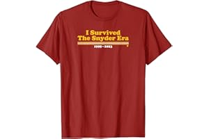 BREAKINGT I Survived the Snyder Era - Washington D.C. Football T-Shirt