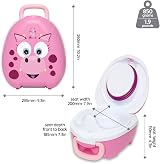 My Carry Potty Travel Potty Pink Dragon Award Winning Portable Toilet Seat view 8