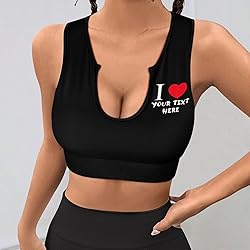 Custom Bras for Women Personalized Crop Top With