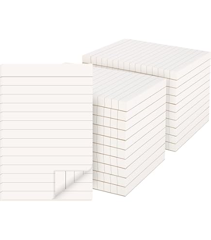 Refill Paper 12 Pack Small Notepads 3x5 Inch - Lined Memo Pads For ...