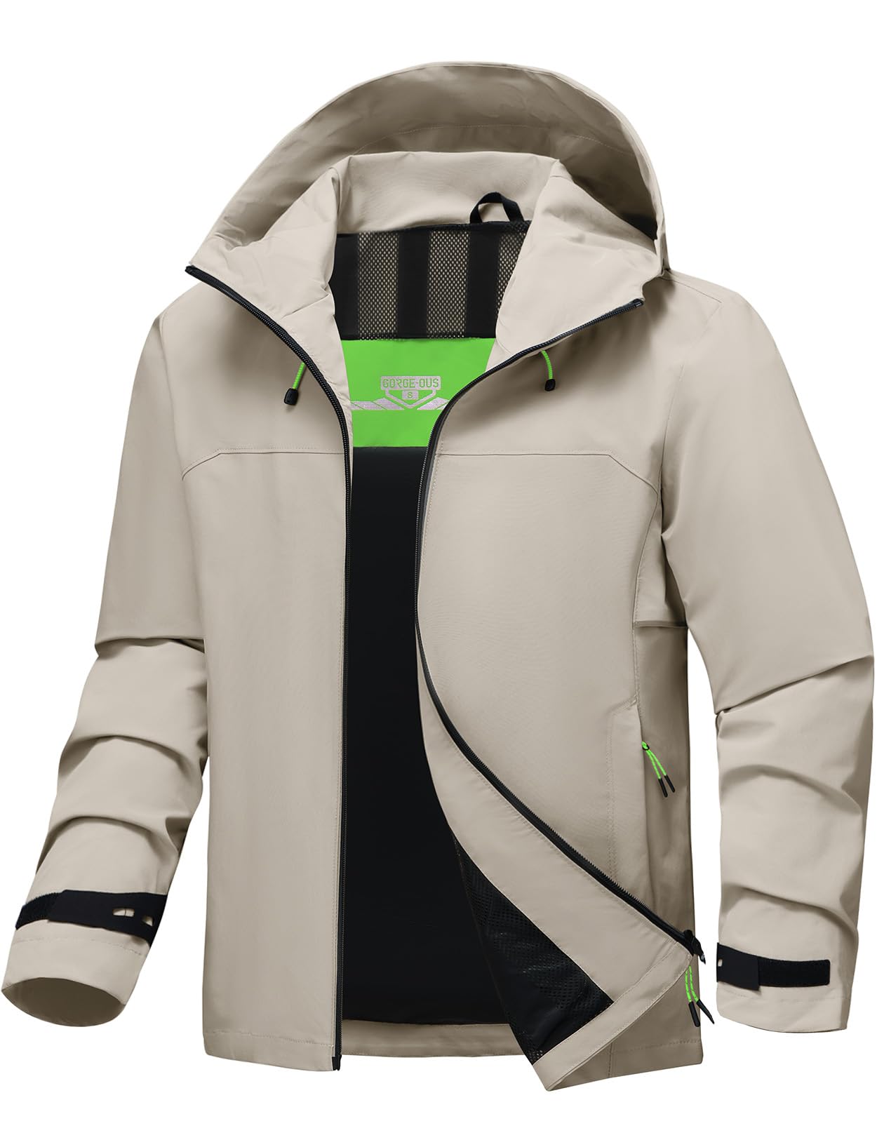 Photo 1 of ** FACTORY SEALED**
BANTREK Mens Rain Jacket Waterproof Lightweight Windbreaker Hooded Softshell Jacket for Hiking Travel Outdoor Performance (Camel Brown,X-Large)