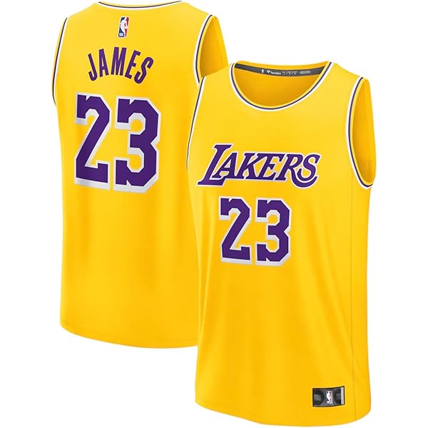 Outerstuff Lebron James Los Angeles Lakers NBA Kids 4-7 Replica