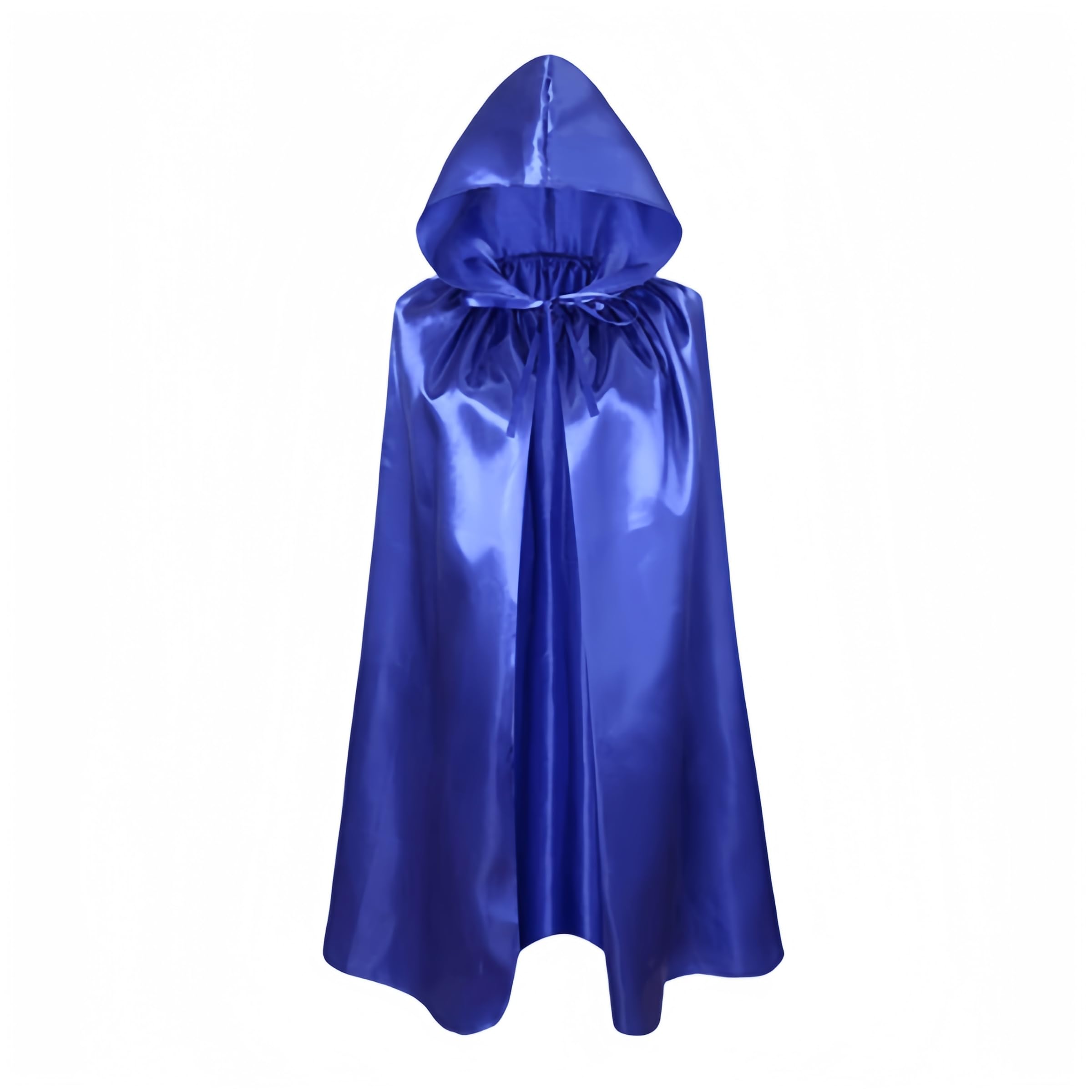 Proumhang Blue Hooded Cape Kids Hooded Robe Cloak Witch Cloak Vampires Cape Devil's Cloak Grim Reaper Cape for Boys Girls Halloween Masquerade Christmas Cosplay Fancy Dress Party 80cm/31.5" — image 1