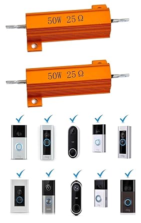 Cutequeen 2pcs 50w Watt 25 Ohm Resistor Aluminum Case Wirewound Chassis Mounted Pack Of 2 Amazon Ca Industrial Scientific