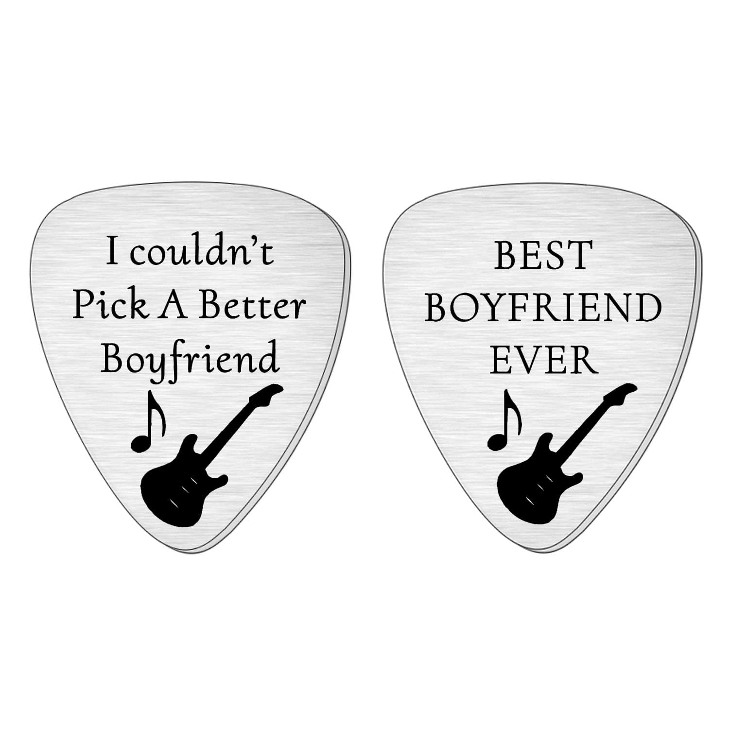 SMARGO I Couldn't Pick A Better Boyfriend Guitar Picks Plectrum Gifts For Valentines Anniversary Birthday Christmas Presents Best Boyfriend Ever