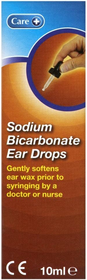 Care Sodium Bicarbonate Ear Drops 10ml Gently Softens Ear Wax