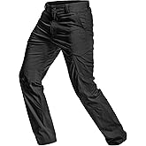 CQR Men's Quick Dry Tactical Pants, Water Resistant Outdoor Pants, Lightweight Stretch Cargo Work Hiking Pants